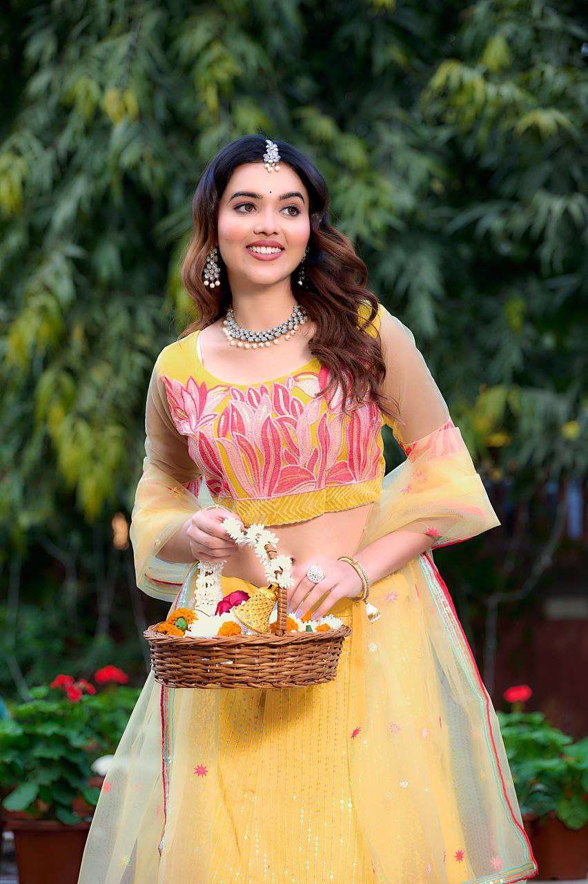 Women's Tussar Silk Patola Printed Lehenga Set with Dupatta ? Stitched with Can Can Flair - Image 18
